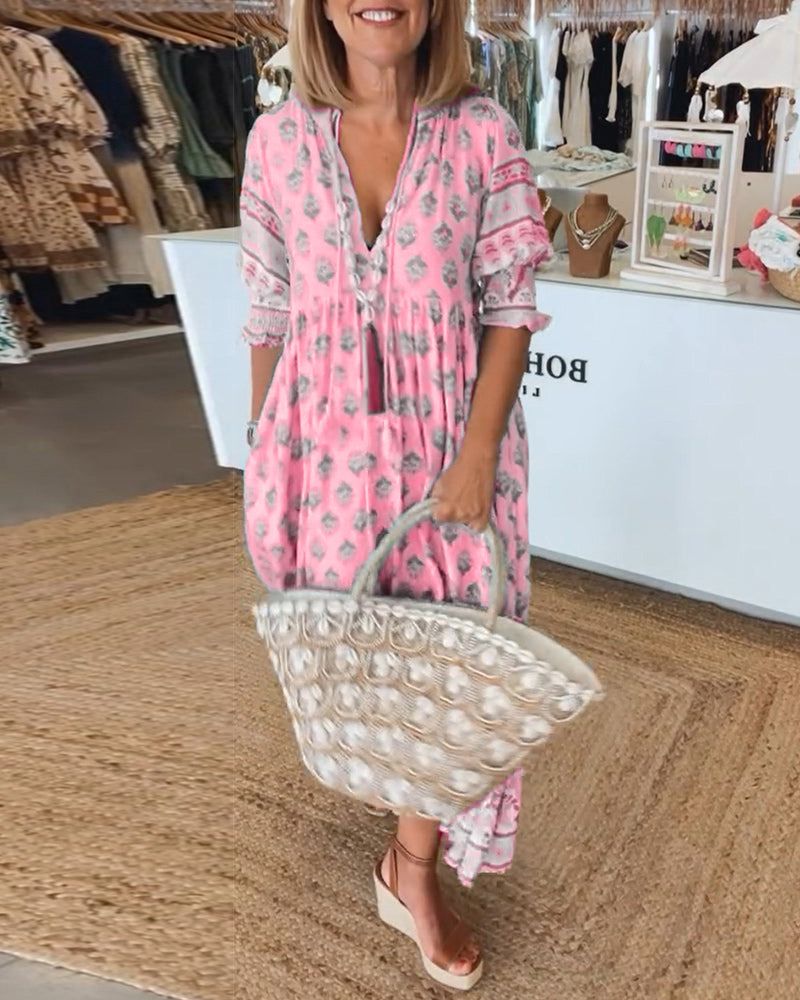 HILEY - Casual Printed Dress