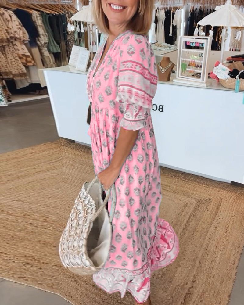 HILEY - Casual Printed Dress